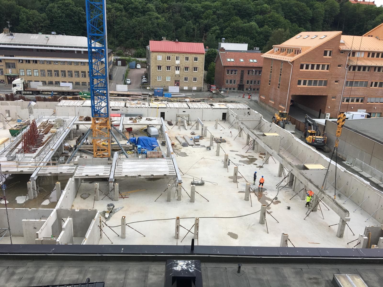 Alriks Torg — montāžas darbi būvlaukumā, 1. attēls
