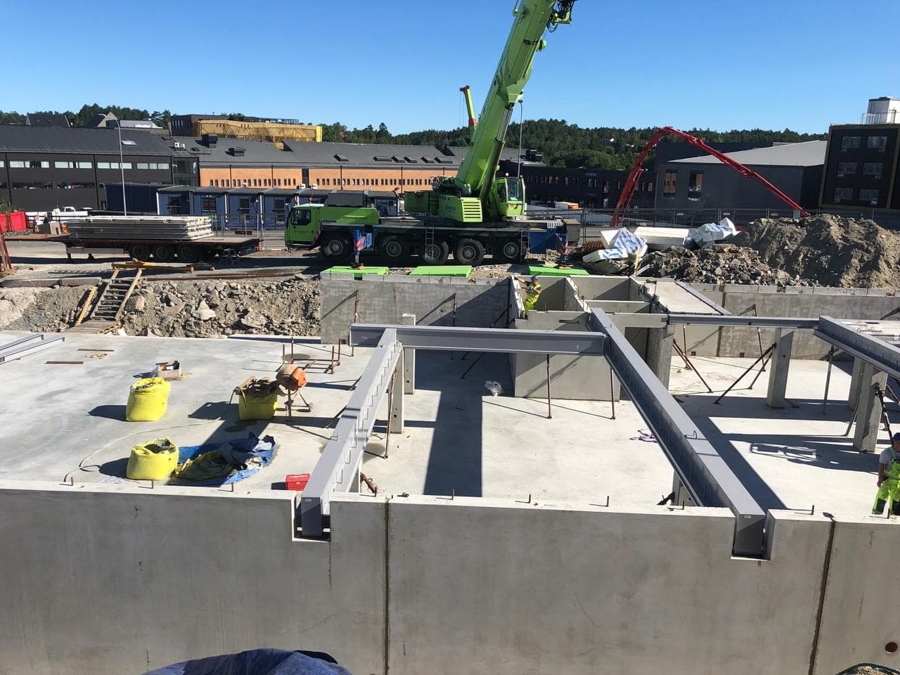 Sparvugglan — montāžas darbi būvlaukumā, 3. attēls