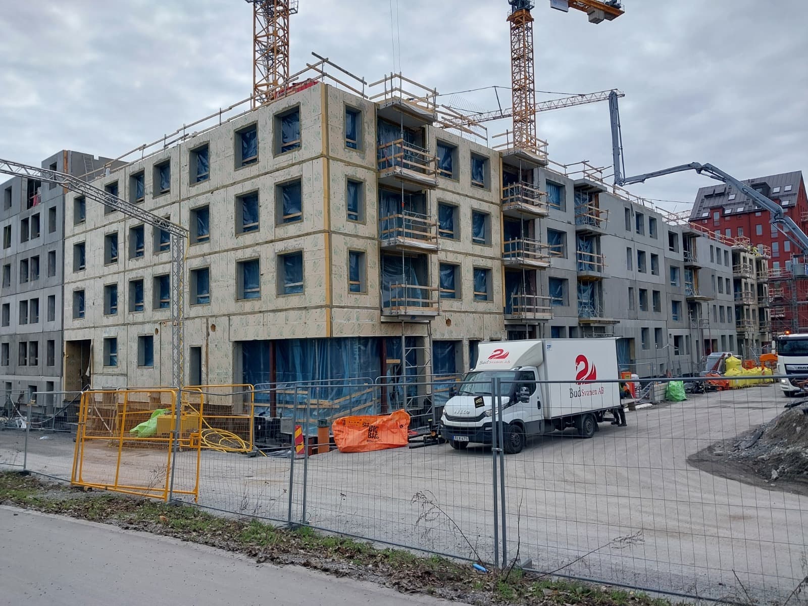 Gladan 3 — montāžas darbi būvlaukumā, 3. attēls